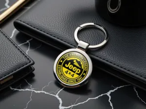 Jeep Anello Porta Chiavi Lega Metallica Stile Elegante